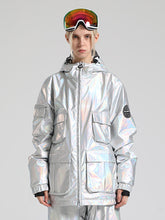 Women's Silver Dazzling Ski Jacket